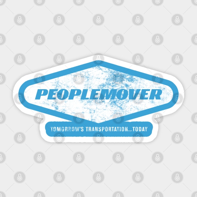 Peoplemover Vintage Sticker by BurningSettlersCabin